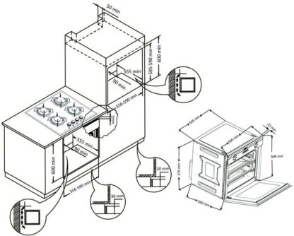 Духова шафа Borgio OFA-100 Inox - Зображення 7