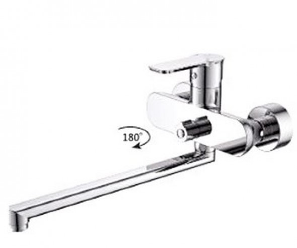 Змішувач Aqua World для ванни з довгим виливом HOUSTON HS21-51C