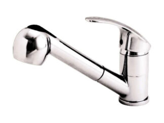 Змішувач Aqua World  для кухні з витяжним гусаком MARTIN MT-10-62C